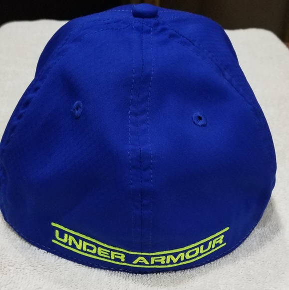 Under Armour Blue and Yellow Men's Cap - Picture 2 of 3